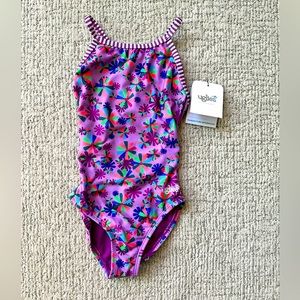 Girls training bathing suit Uglies brand, size 10 purple